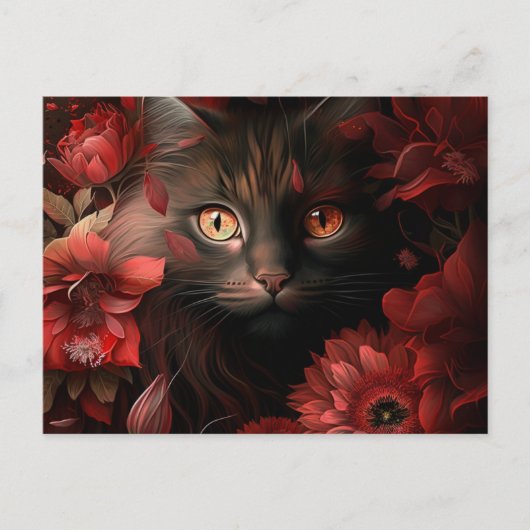 カルテスポストアレスキャットフルーア ポストカード (正面)