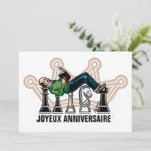 カルテドゥヴォーd'anniversaire de papa grand maitre カード (スタンド正面)