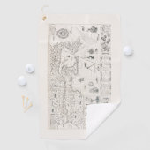 カルテフランサワーズカナダ（ケベック州） par Champlain 1612 ゴルフタオル (インサイチュ)