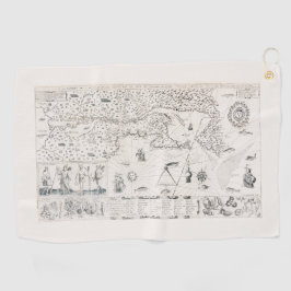 カルテフランサワーズカナダ（ケベック州） par Champlain 1612 ゴルフタオル