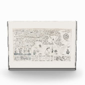 カルテフランサワーズカナダ（ケベック州） par Champlain 1612 フォトブロック (正面)