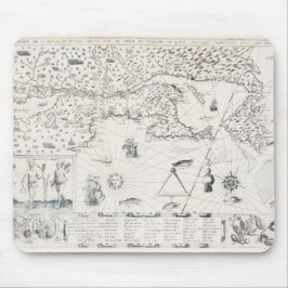 カルテフランサワーズカナダ（ケベック州） par Champlain 1612 マウスパッド