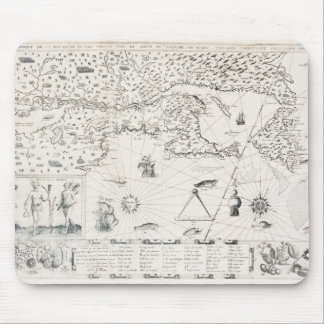 カルテフランサワーズカナダ(ケベック州) par Champlain 1612 マウスパッド