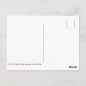 カルテポスタール ポストカード (裏面)