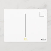 カルテポステールが願い事をする ポストカード (裏面)