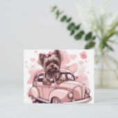 カルテポストアルスドッグヨークシャー ポストカード (スタンド正面)