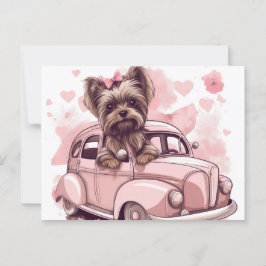 カルテポストアルスドッグヨークシャー ポストカード