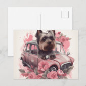 カルテポストアルスドッグヨークシャー ポストカード (正面/裏面)