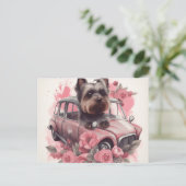 カルテポストアルスドッグヨークシャー ポストカード (スタンド正面)