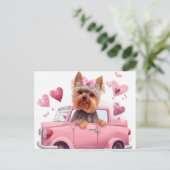 カルテポストアルスドッグヨークシャー ポストカード (スタンド正面)