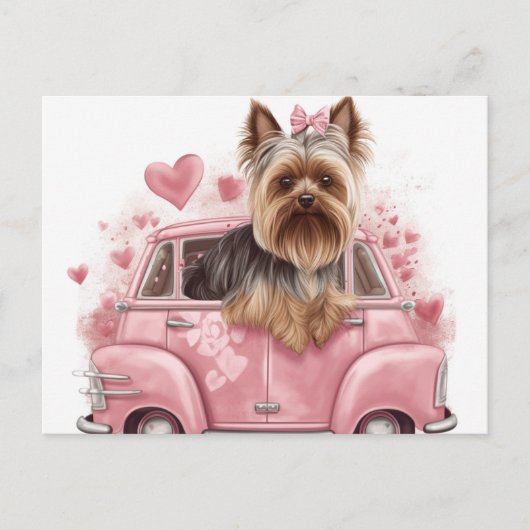 カルテポストアルスドッグヨークシャー ポストカード (正面)