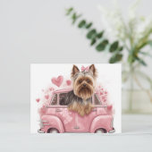 カルテポストアルスドッグヨークシャー ポストカード (スタンド正面)