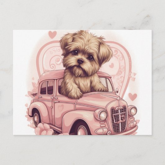 カルテポストアルスドッグヨークシャー ポストカード (正面)