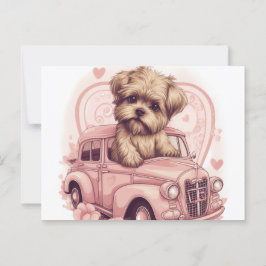 カルテポストアルスドッグヨークシャー ポストカード