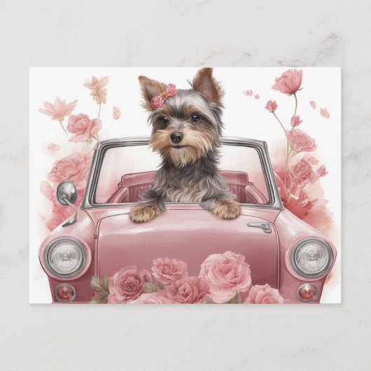 カルテポストアルスドッグヨークシャー ポストカード (正面)