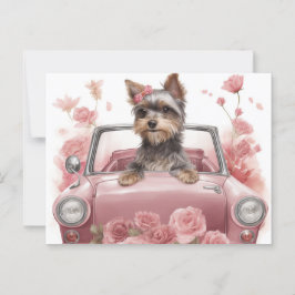 カルテポストアルスドッグヨークシャー ポストカード