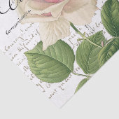 カルテポストアルピンクローズフランスのスクリプトヴィンテージ 薄葉紙 (詳細)