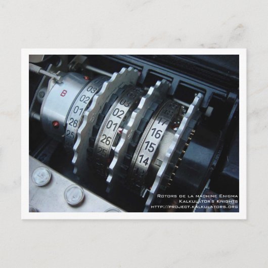カルテポストアルローターエニグマ ポストカード (正面)