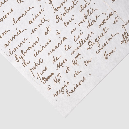 カルテポストエールスクフランスのリプトヴィンテージの分離 薄葉紙 (詳細)