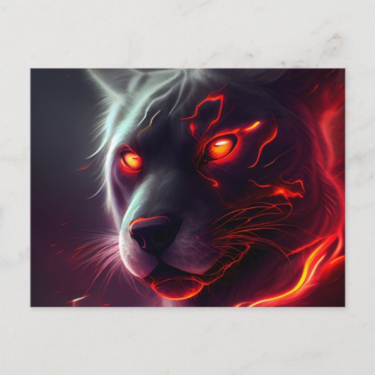 カルテポストエールタイガー ポストカード (正面)