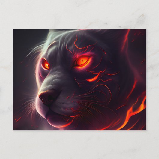 カルテポストエールタイガー ポストカード (正面)