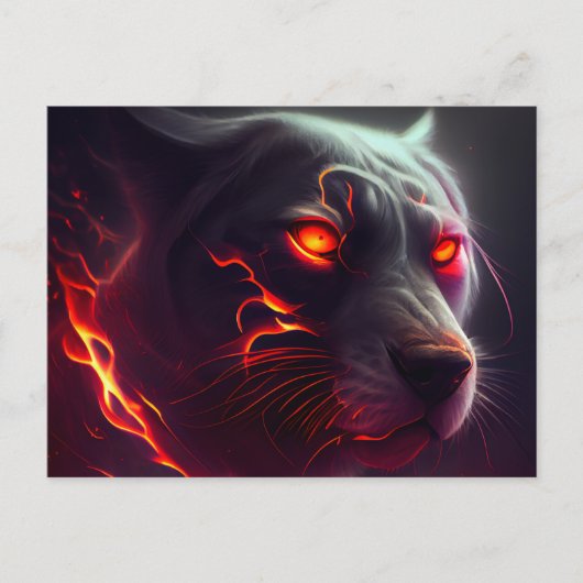 カルテポストエールタイガー ポストカード (正面)