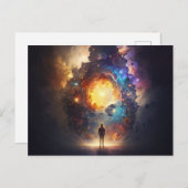 カルテポストエールプレセインディバイン、イルミネーション精神 ポストカード (正面/裏面)