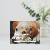 カルテポストエール写真スタイルレトロジョイセスフェテス ポストカード (スタンド正面)