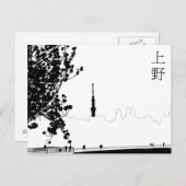 カルテポストエール「上野」 ポストカード (正面/裏面)