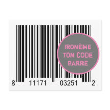カルテポストエールIroneme "Ironeme ton code-barre"