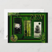 カルテポストエールZEN姿勢 ポストカード (正面/裏面)