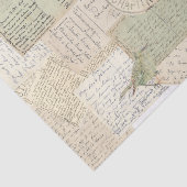 カルテポストマークバードヴィンテージコラージュ 薄葉紙 (詳細)