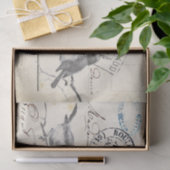 カルテポストレフランスのーソングバーズオンザブランチ 薄葉紙 (ギフト)