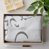 カルテポストレフランスのーヴィンテージデカップパリ文字 薄葉紙 (ギフト)