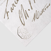 カルテポストレフランスのー署名ポストマークヴィンテージ 薄葉紙 (詳細)