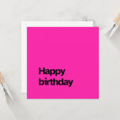 カルテポップ・アートのル誕生日カード – #1 of 6 カード (正面/裏面インサイチュ)