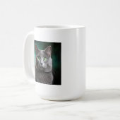 カルテュジアン猫の品種 コーヒーマグカップ (正面左)