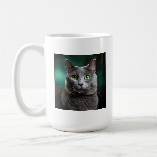 カルテュジアン猫の品種 コーヒーマグカップ (左)