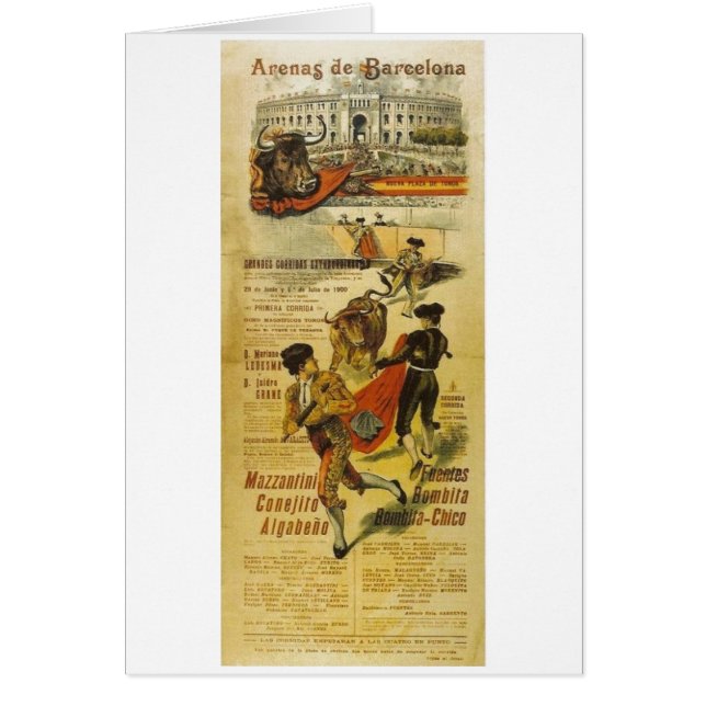 カルテルTorosバルセロナ-闘牛メタドー (正面)