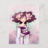 カルテ芸者ダリア ポストカード (正面)