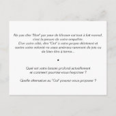 カルテ・ド・コーチング：サヴォワール・ディア「ノン」 ポストカード (裏面)