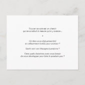 カルテ・ド・コーチング「トルーバーsa voie avec l'IKIGAI」 ポストカード (裏面)