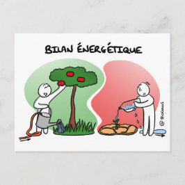 カルテ・ド・コーチング「フォーテス・ヴォトル・ビラン・エネルゲティック」 ポストカード