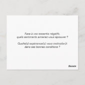 カルテ・ド・コーチング「ペンセ・ポジティブ」 ポストカード (裏面)