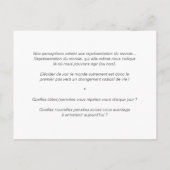 カルテ・ド・コーチング「衛生的なメンタール」 ポストカード (裏面)