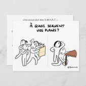 カルテ・ド・コーチング「計画・行動S.U.P.E.R.」 ポストカード (正面/裏面)