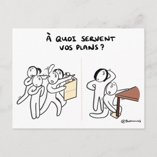 カルテ・ド・コーチング「計画・行動S.U.P.E.R.」 ポストカード (正面)