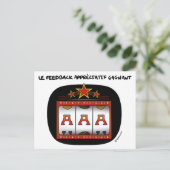 カルテ・ド・コーチング：A-A-A、leフィードバック・アプレシアティフ ポストカード (スタンド正面)