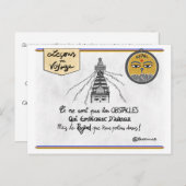 カルテ・レソン・ド・ボヤージ:トランスフォルメスヴォス障害 ポストカード (正面/裏面)