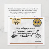 カルテ・レソン・ド・ボヤージ：プレネス・ヴォトル・ジュスト・プレイス ポストカード (正面/裏面)